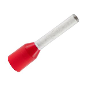 Kist a 100st. geisoleerde adereindhuls 1,00mm² Rood DIN