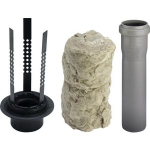 Buisdoorvoer R 120 DN50 kunststof/grijs