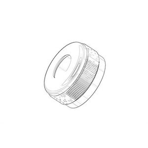 Wartelmoer v. afvoer. 1/2" Champagne (22kt Goud)