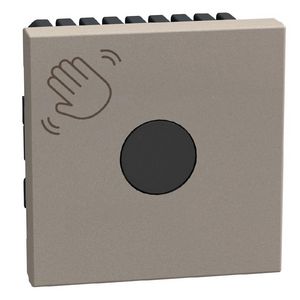 Light Now contactloze wisselschakelaar - 2 modules - stone