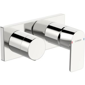 afbouwdeel douche/badmkr. met omstelling rozet 75x175mm