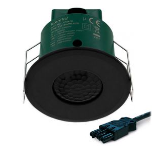 Aanwezigheiddetector plafond PIR 2000W 7M 40m² Zwart Wieland