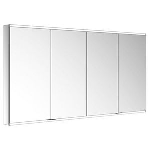 Spiegelkast/verlicht Voorbouw/2wcd/2usb/1800x900x120mm zilv