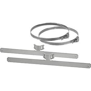 RVS Montageset KV Mast/Paalbevest 18 mod breed
