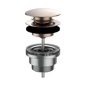 Waste zonder aansluiting voor op de kraan rozegold