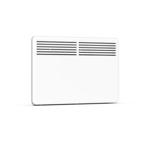 Wandconvector met thermostaat, wit, 64x40cm, 1500W, stekker