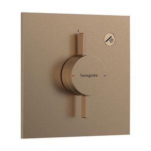 DuoTurn E afbouwdeel tbv inbouwkraan voor 1 functie Brushed Bronze