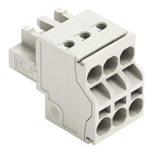2-draads FE steker 2,5mm² li.grijs 721-2103/026-000 VVE=100