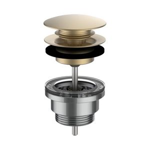 Waste zonder aansluiting voor op de kraan pale gold mat