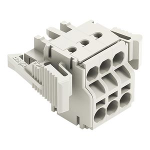 2-draads FE steker 2,5mm² li.grijs 721-2103/037-000 VVE=50