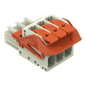 1-draads FE steker Hendel li.grijs 831-1103/320-000 VVE=32