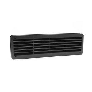 Kunststof deurventilatierooster 463,5x138mm zwart