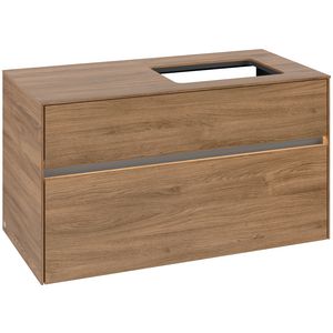 Wastafelonderkast Collaro 1000x548x500mm Oak.Kans C111B0RH