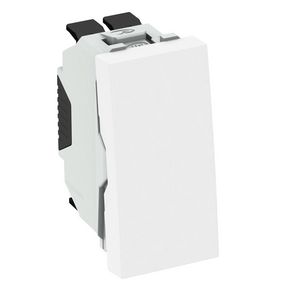 Wisselschakelaar 10 A, 250V polycarbonaat puur wit