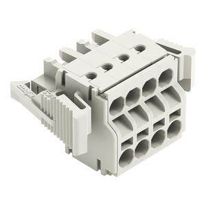 2-draads FE steker 2,5mm² li.grijs 721-2104/037-000 VVE=50