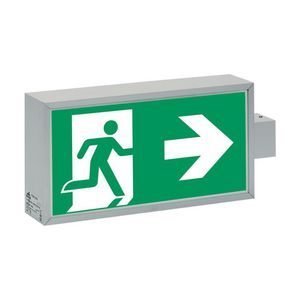 Noodverlichting wand decentraal AT/CGL+ dubbelzijdig vluchtroute aanduiding 32m