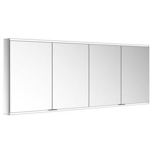 Spiegelkast/verlicht Voorbouw/2wcd/2usb/1900x700x120mm zilv