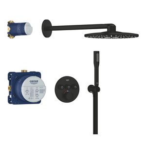 Complete set inbouwdouche Precision SmartControl (3x) Comfortset 310 rond mat zwart