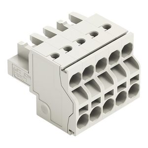 2-draads FE steker 2,5mm² li.grijs 721-2105/026-000 VVE=50