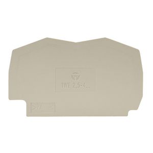 Scheidingswand TWF 2,5-4 grijs VVE=10