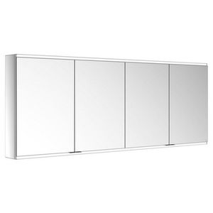 Spiegelkast/verlicht Voorbouw/2wcd/2usb/1900x700x160mm zilv