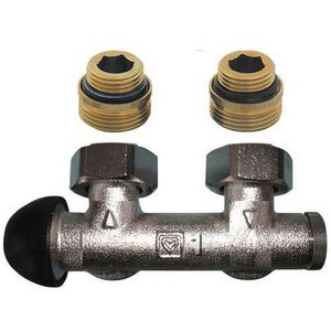 H-blok 3000 haaks 1-pijps thermost. 50mm G1/2 M30 LI.