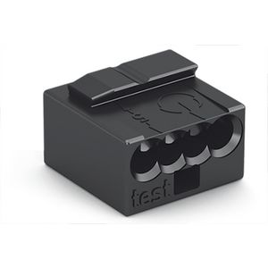 Lasklem 4-voudig 0,6-0,8mm² donkergrijs 243-204