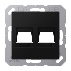 Afdekking A500 grafi.zwart voor mod.jack 2-voudig.