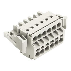 2-draads FE steker 2,5mm² li.grijs 721-2106/037-000 VVE=50