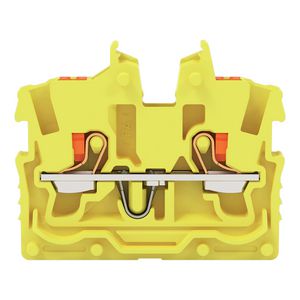 2-draads MINI-rijgklem Met Druk 1 mm² geel 2250-326 VVE=100