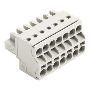 2-draads FE steker 2,5mm² li.grijs 721-2107/026-000 VVE=50