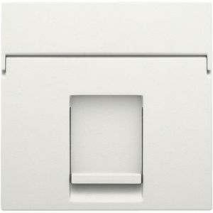 Centraalplaat data 1x RJ white