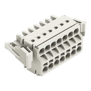 2-draads FE steker 2,5mm² li.grijs 721-2107/037-000 VVE=50