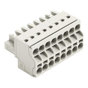 2-draads FE steker 2,5mm² li.grijs 721-2108/026-000 VVE=50