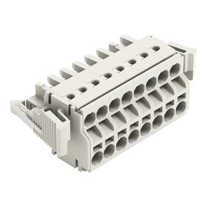 2-draads FE steker 2,5mm² li.grijs 721-2108/037-000 VVE=25