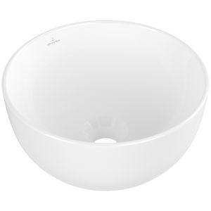 Opzetwaskom rond ARTIS Ø325mm wit Alpin C+ wit zonder overloop