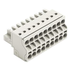 2-draads FE steker 2,5mm² li.grijs 721-2109/026-000 VVE=50