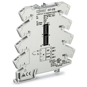 Temperatuurmeetomvormer thermoelementen 857-812