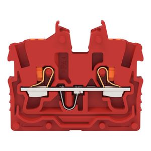2-draads MINI-rijgklem Met Druk 1 mm² rood 2250-323 VVE=100