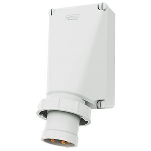 Toestelcontactdoos 125A 5-polig  9H 230V IP67