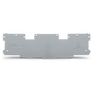 Afsluit-/tussenplaat 1,1mm dik grijs VVE=25