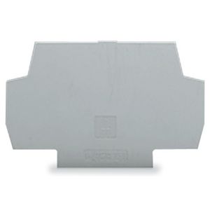 Afsluit-+tussenplaat 1mm grijs 859-525 VVE=25