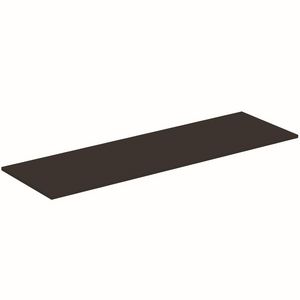 Afdekblad hout I.LIFE-B zonder uitsnijding 1604x505x18mm mat carbon grijs