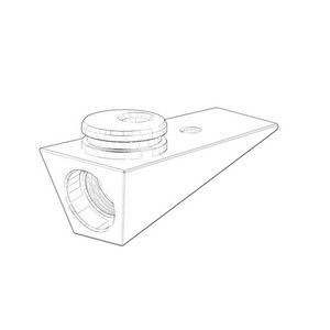 Uitloop 30x29x58mm Champagne (22kt Goud)