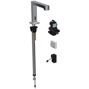 Brenta wastafelkraan  chroom 230V inb.installatiebox +meng unit