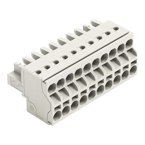 2-draads FE steker 2,5mm² li.grijs 721-2110/026-000 VVE=50