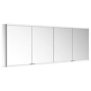 Spiegelkast/verlicht Voorbouw/2wcd/2usb/2000x700x160mm zilv