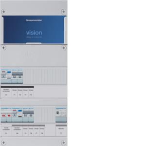 Groepenkast 4-groepenverdeler HS 2xALS 30mA +T 1-fase