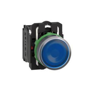 Drukknop Verlicht Verzonken Terugvering 22mm Harmony XB5