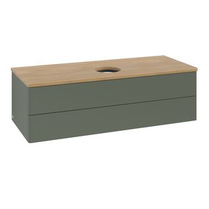 Wastafelonderkast Antao 1200x360x500mm L.Green Matt Lacquer K21011HL